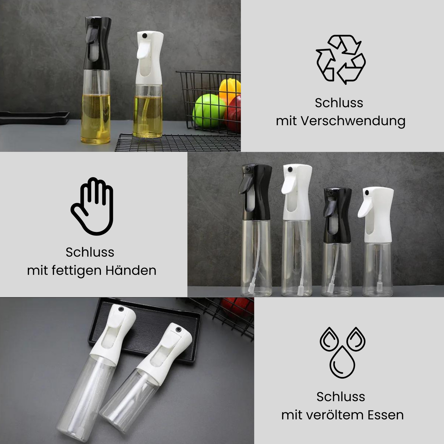 Sprühmann - Sprühfalsche für Haushalt & Kosmetik