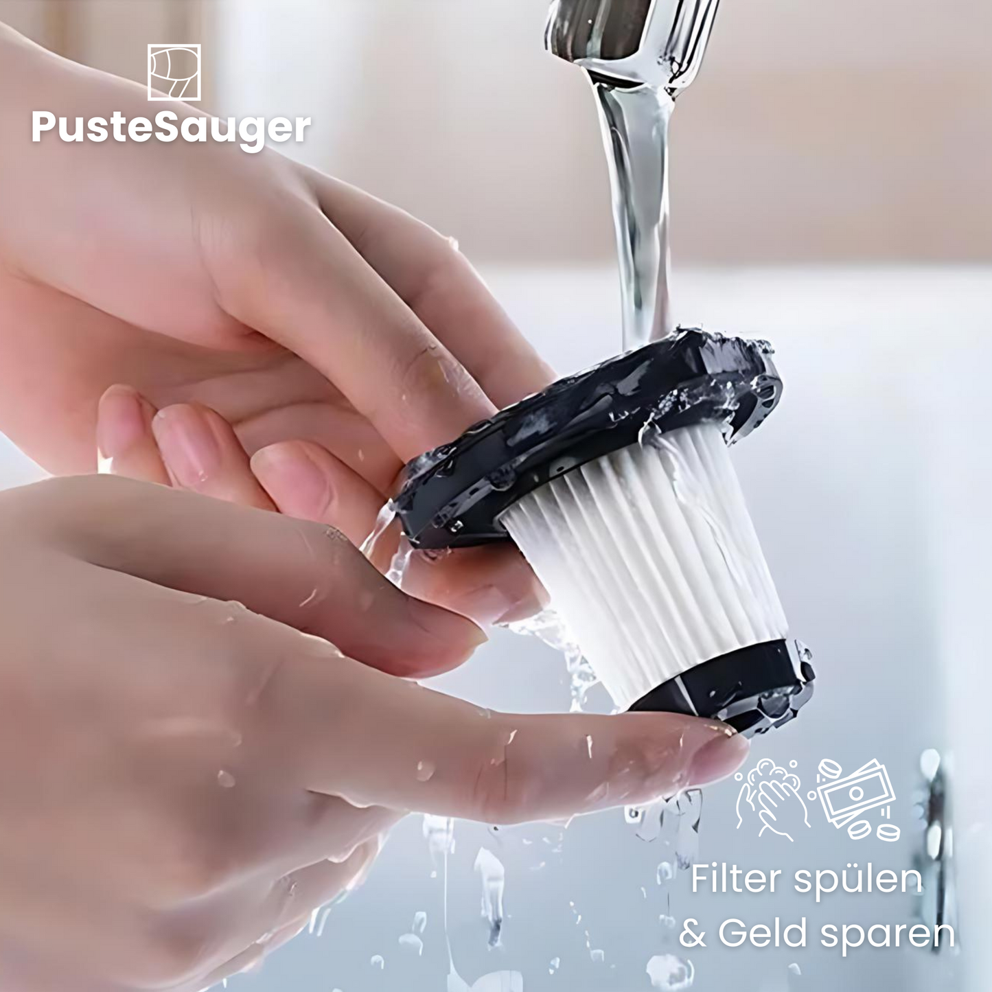 PusteSauger - 2 in 1 Staubsauger & Druckluftreiniger