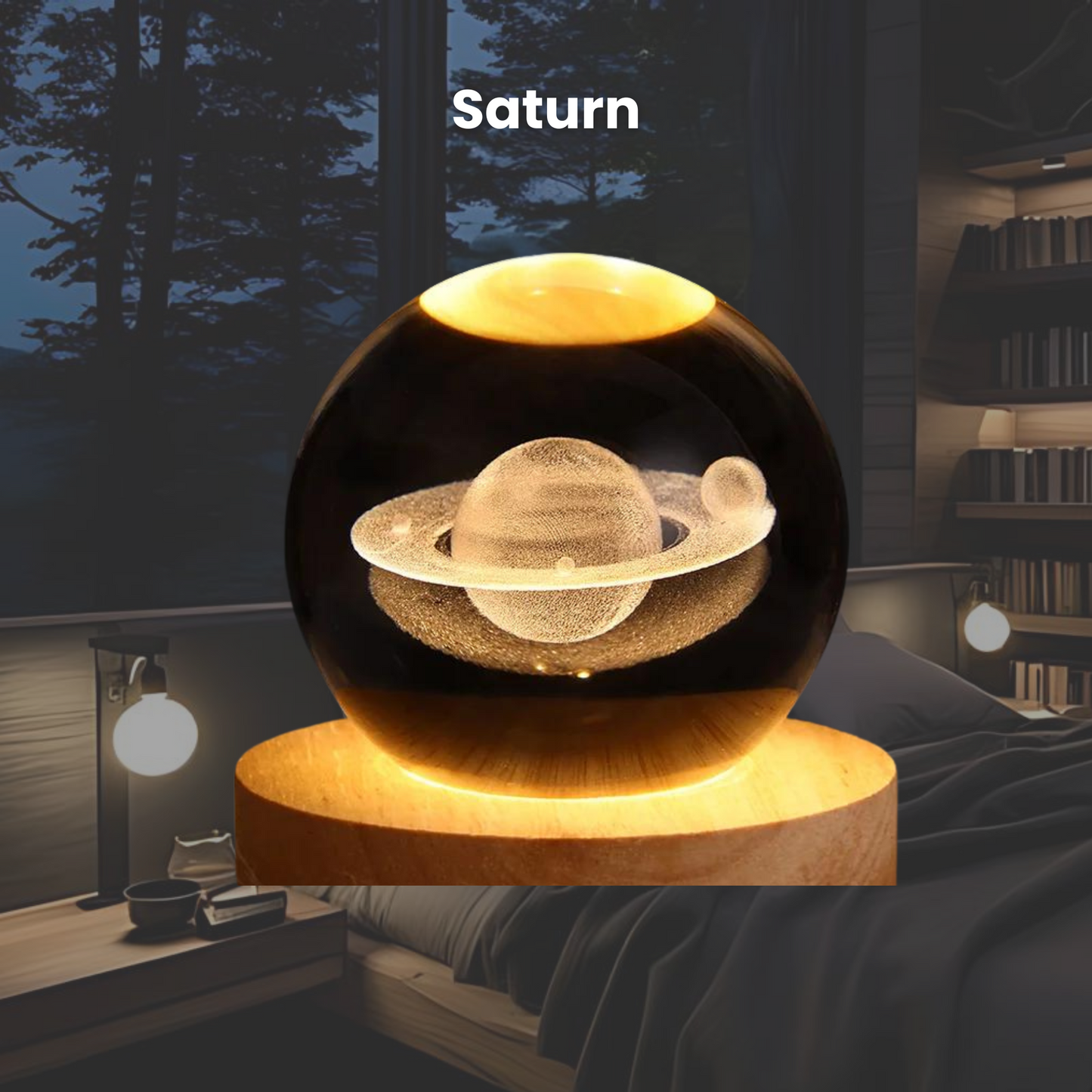 Planet Ball - Tischlampe im Universum Design