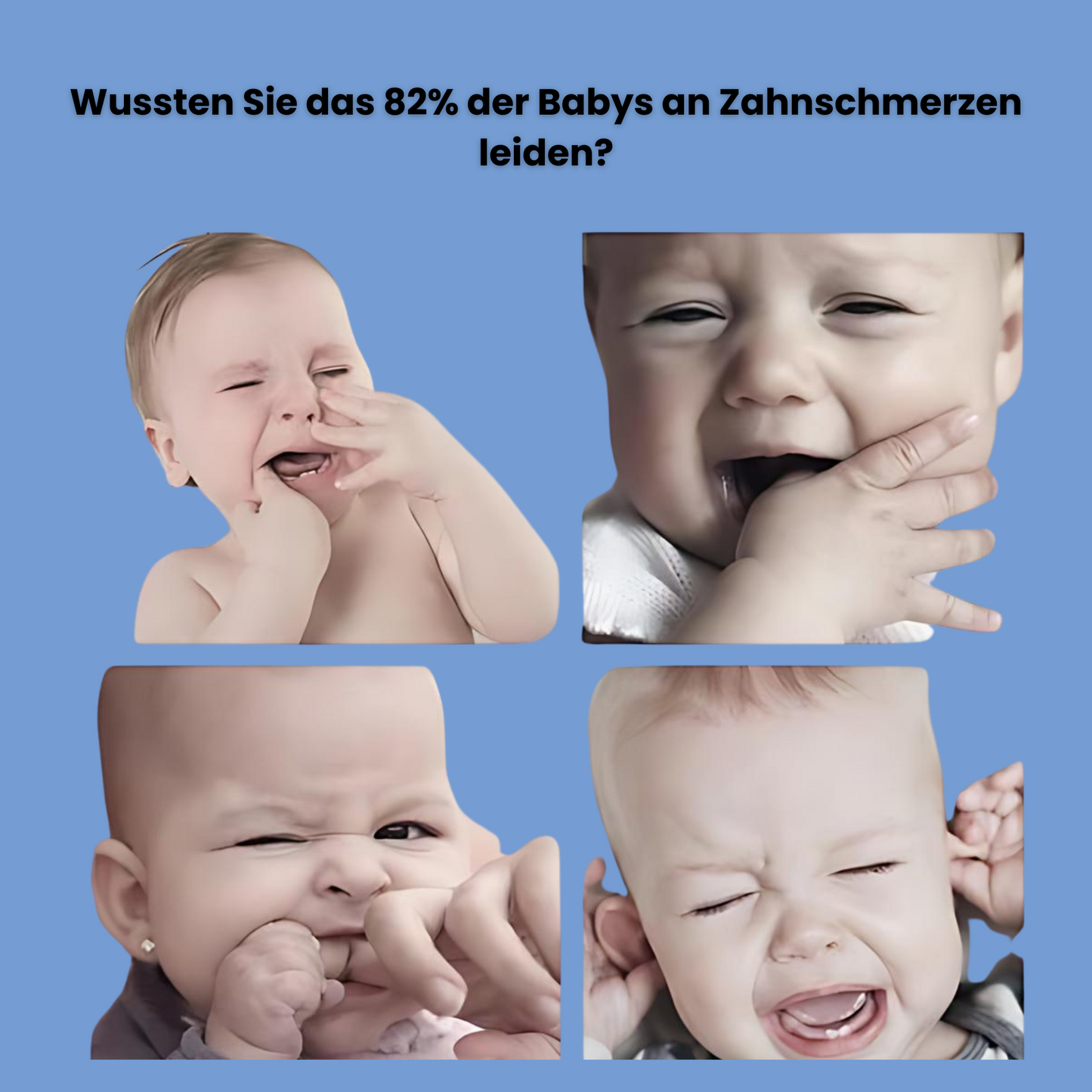 Baby Training - Zahn & Lern - Spielzeug mit Silikon Zugschnur
